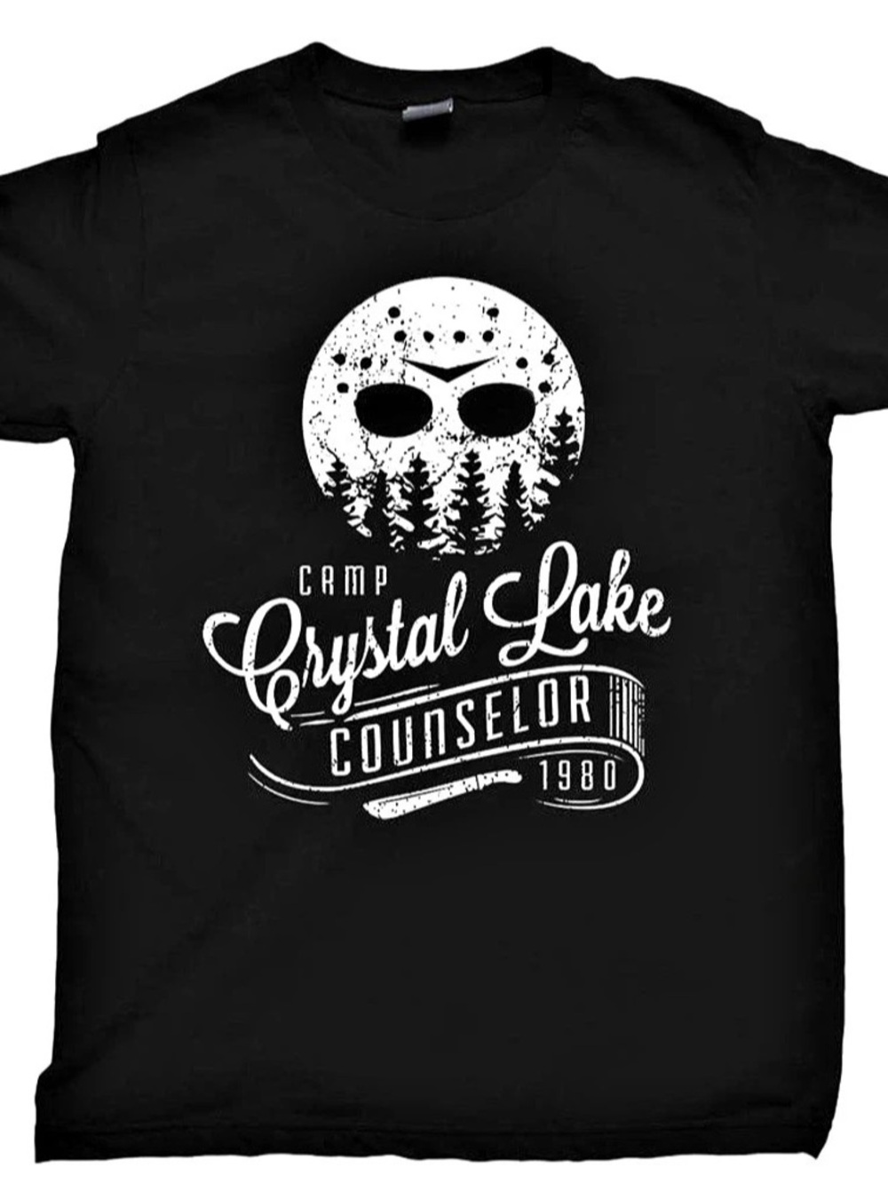 Graphic Short Sleeve Tee in Black